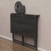 Стол раскладной Морис Ferrum-decor 750x1000x600 Черный металл ДСП Сосна Кембра 16 мм (FRD-104671)