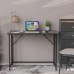 Стол раскладной Морис Ferrum-decor 750x1000x600 Черный металл ДСП Сосна Кембра 16 мм (FRD-104671)